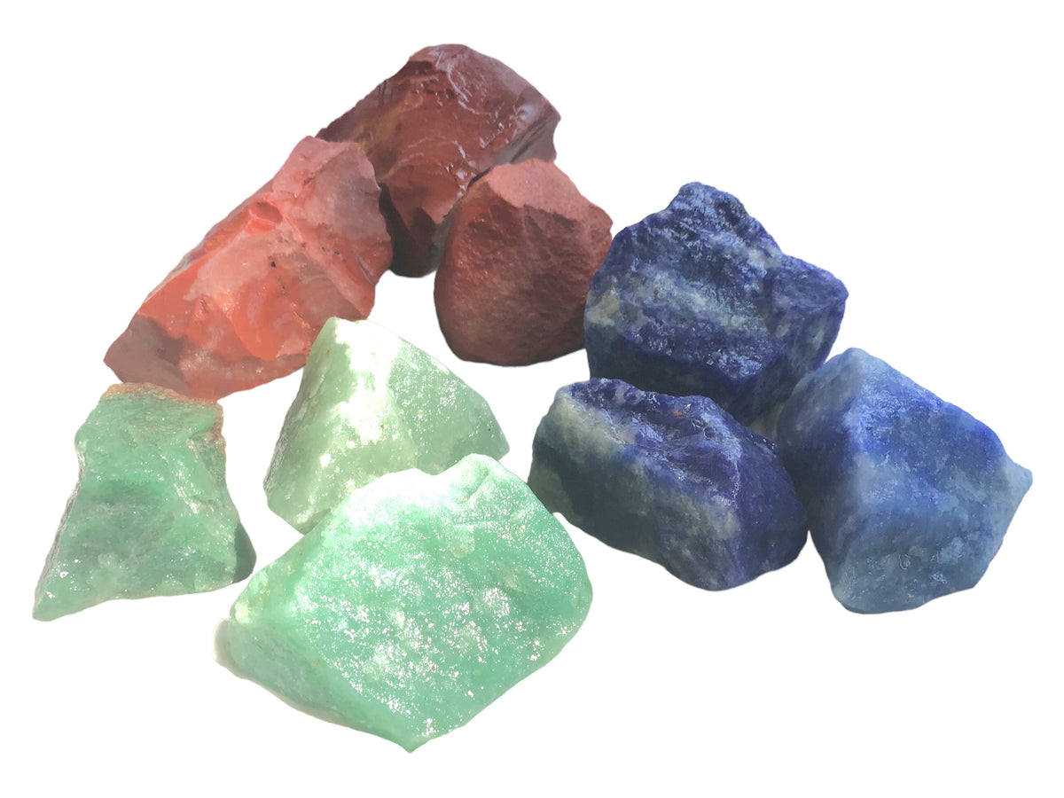 Premium Edelstein-Quellwasser-Set "Wellness" | Rohsteine zur Energetisierung von Trinkwasser | 21 Seiten Anleitung |Heilsteine | Wasserbelebung
