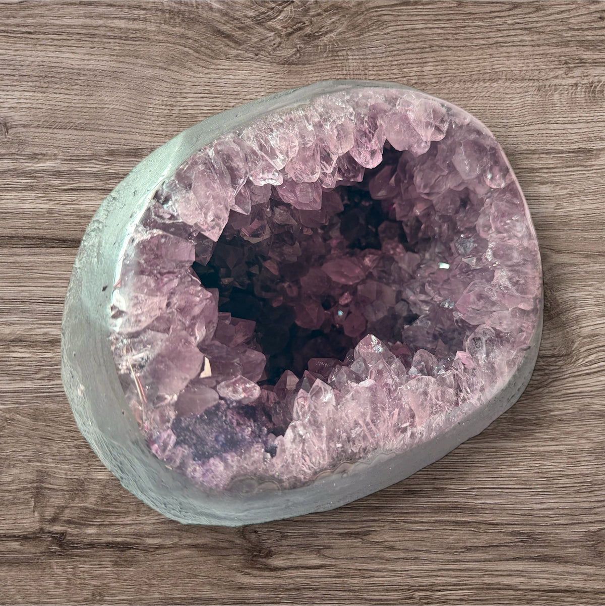 Amethyst Druse mit phantastischen Kristallen I 5,35 KG I 20x16x18cm I Blickfang I Unikat-Masterpiece 1480 I Brasilien