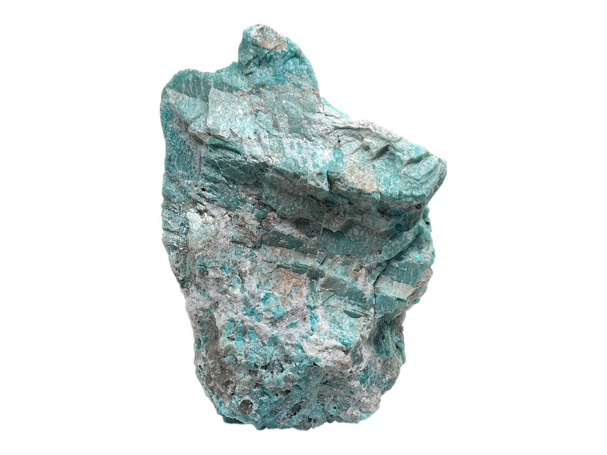 Amazonit Rohstein I Edelstein I 1268gr. I 10x10x12cm I Sammlerstück I Unikat-Masterpiece 1677 I Brasilien