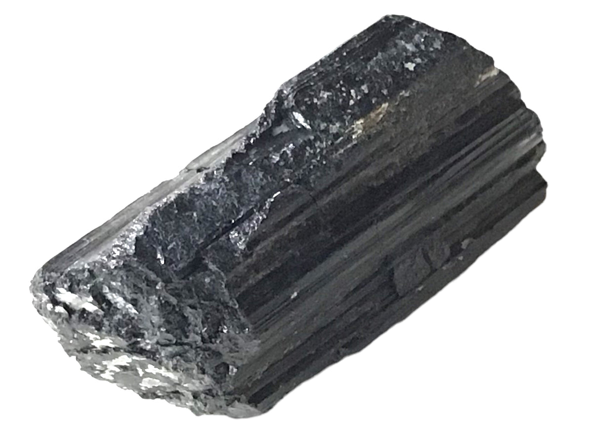 Schwarzer Turmalin (Schörl) Rohstein AAA aus Brasilien – unbehandelter Naturstein – ca. 300–400 g