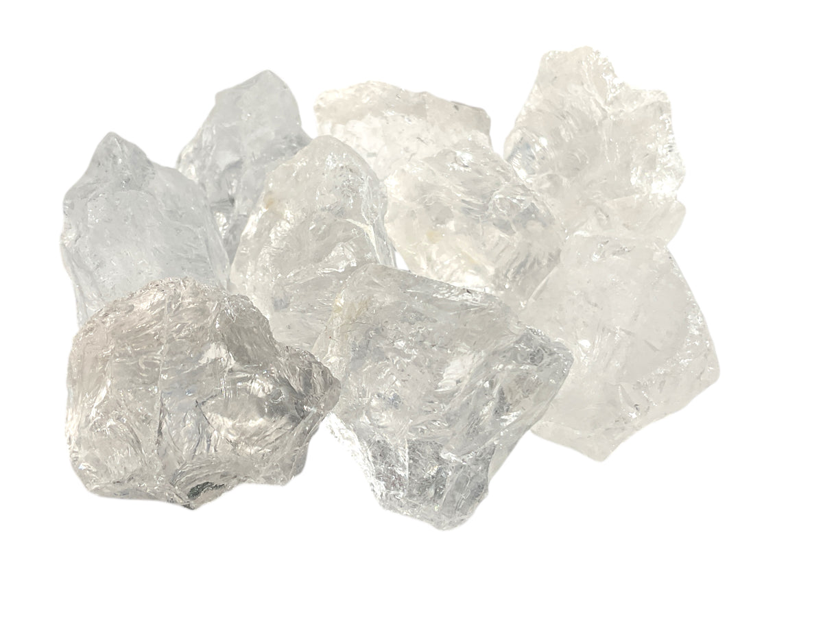 Bergkristall glasklar I Rohsteine I 3-4 cm I 300 gr. I Heilstein I Wasserstein I Dekoration I Brasilien