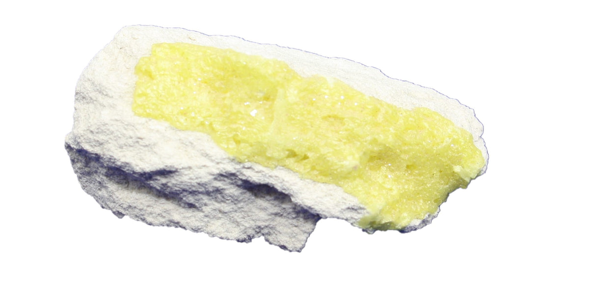 Sulphur Schwefel Rohstein auf Muttergestein I 50-1000 Gramm I Edelstein I Heilstein I Baja CA Mexiko
