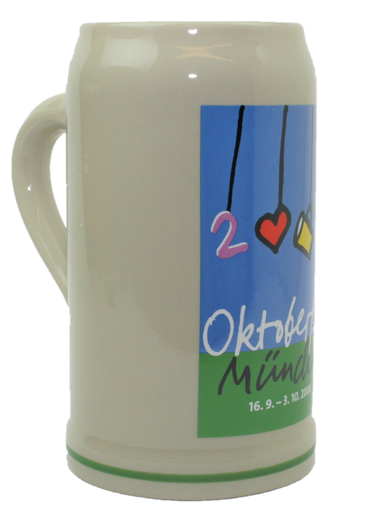 Original Oktoberfestkrug 2000 I Jahrgangskrug I Jahreskrug I Wiesnkrug