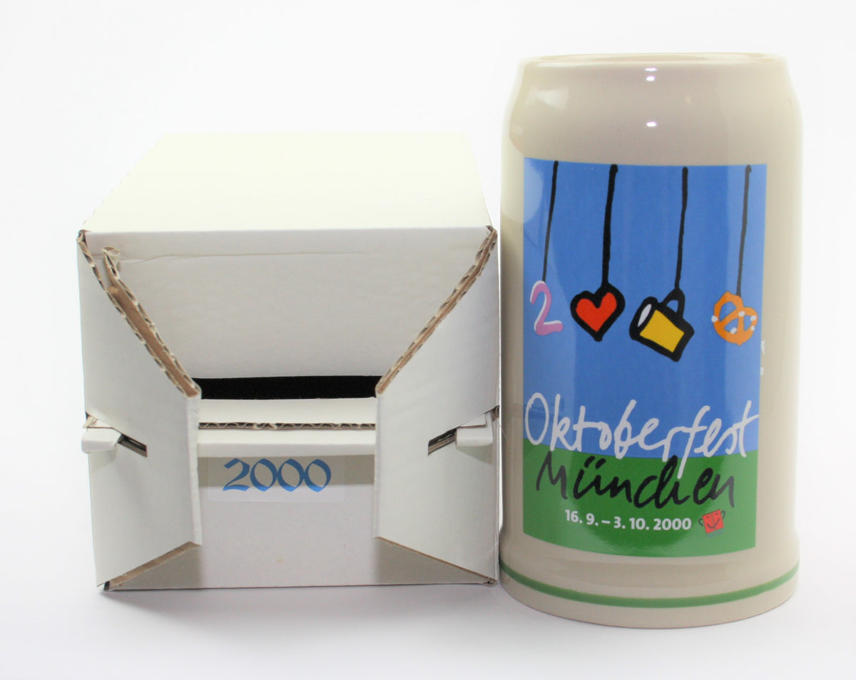 Original Oktoberfestkrug 2000 I Jahrgangskrug I Jahreskrug I Wiesnkrug
