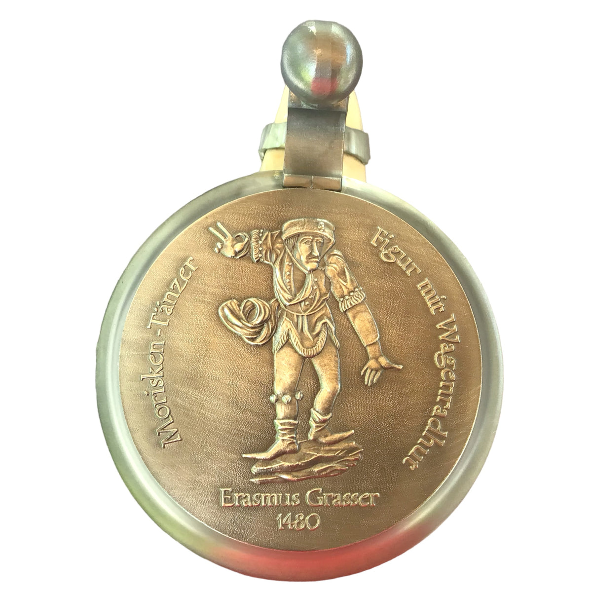 Original Oktoberfestkrug 1992 mit Zinndeckel I Jahreskrug I Zertifikat
