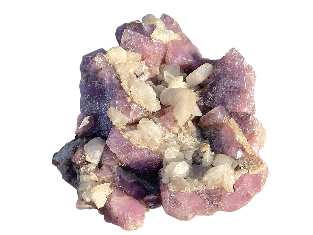 XXL Fluorit-Calcit Kristall I 6,75 kg I 23x21x12cm I Sammlerstück I Museumsstück I Edelstein I Unikat-Masterpiece S3024 I England-Boltsburn Mine