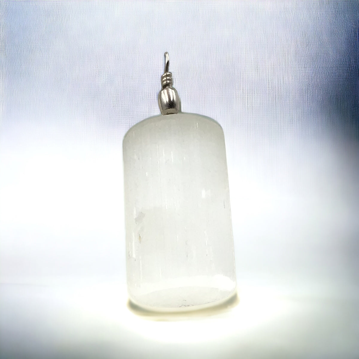 Steinfixx®  Selenit Anhänger Healing Point | ca 30x20x20 mm | Top Qualität | Ihren Lichtbringer immer dabei
