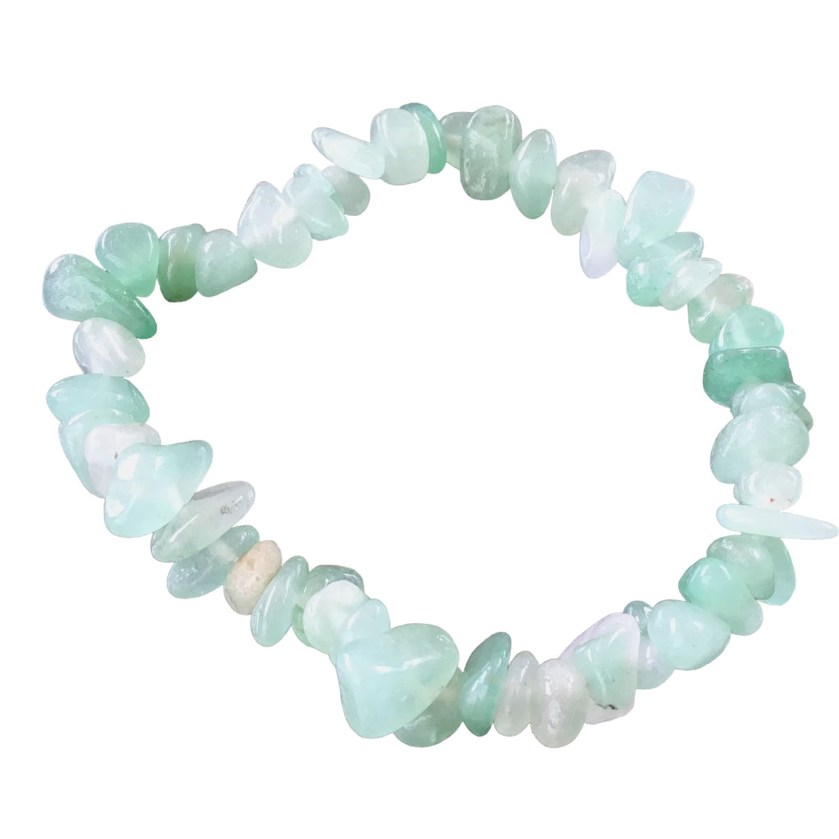 Aventurin Trommelstein Splitter Armband  *STRESS*  - echter Aventurin Edelstein-Schmuck -  Chakra-Armband für Damen & Herren