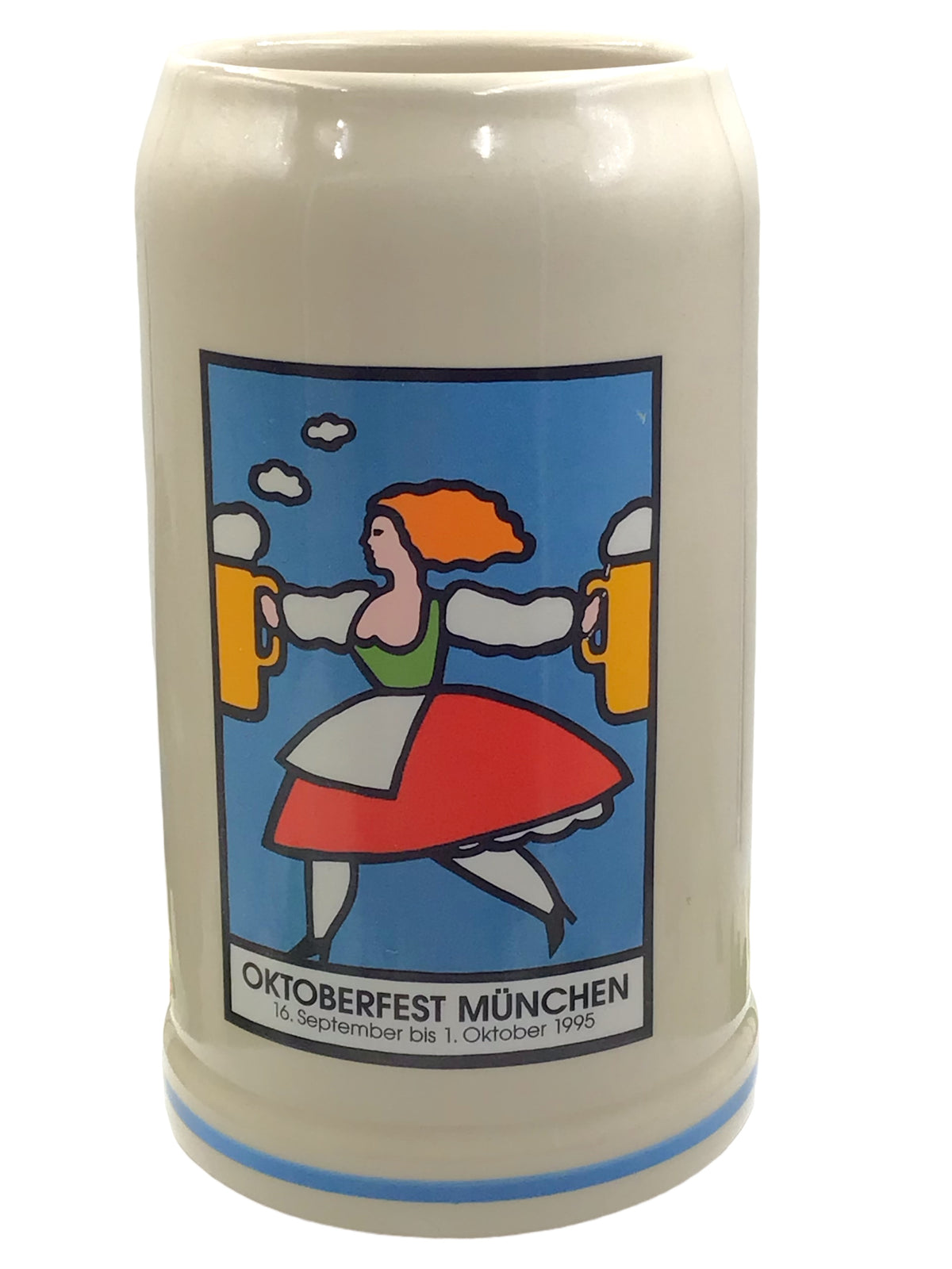 Original Oktoberfestkrug 1995 I Jahrgangskrug I Jahreskrug I Wiesnkrug