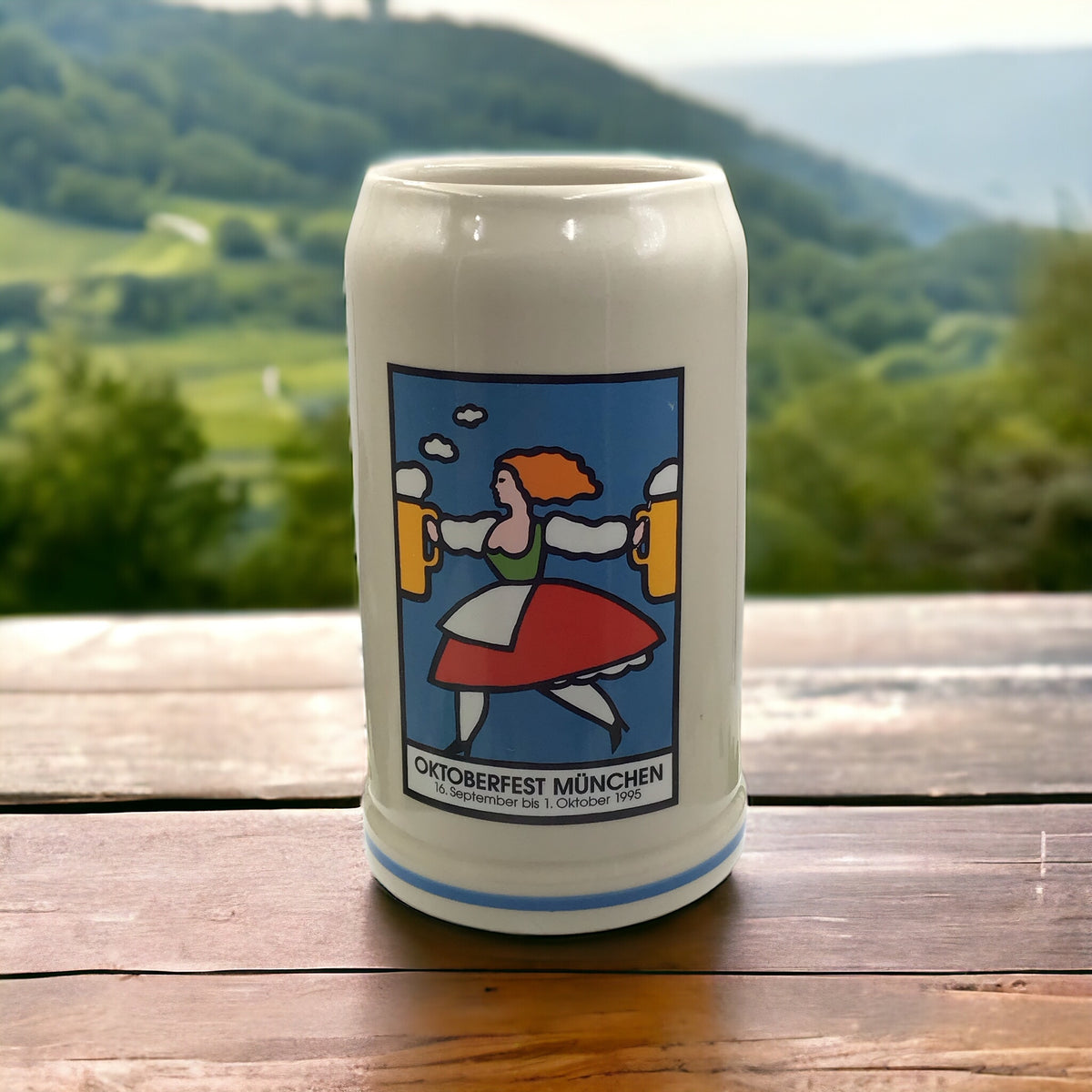Original Oktoberfestkrug 1995 I Jahrgangskrug I Jahreskrug I Wiesnkrug