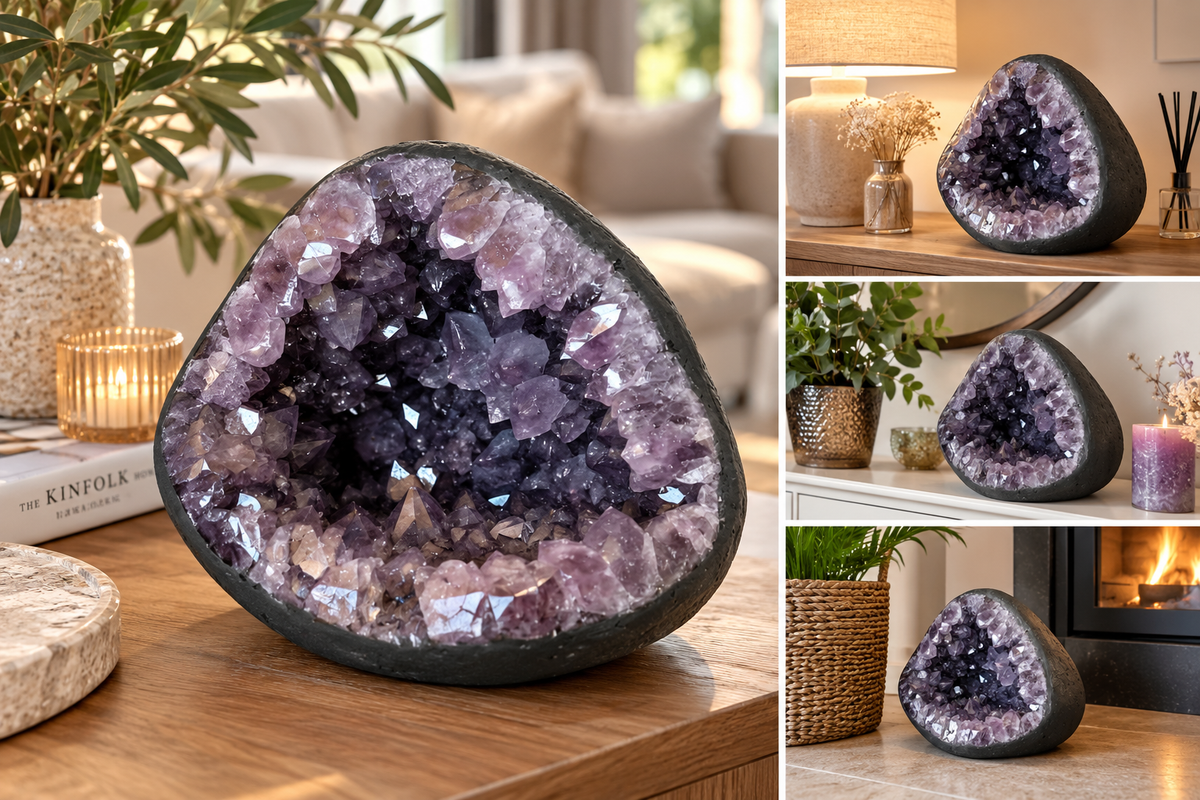 Amethyst Druse AAA-Qualität mit wunderschönen Kristallspitzen – 8,45 kg – 22 x 20 x 21 cm – Blickfang & Dekoration – Sammlerstück – Unikat Masterpiece 1721 – Brasilien