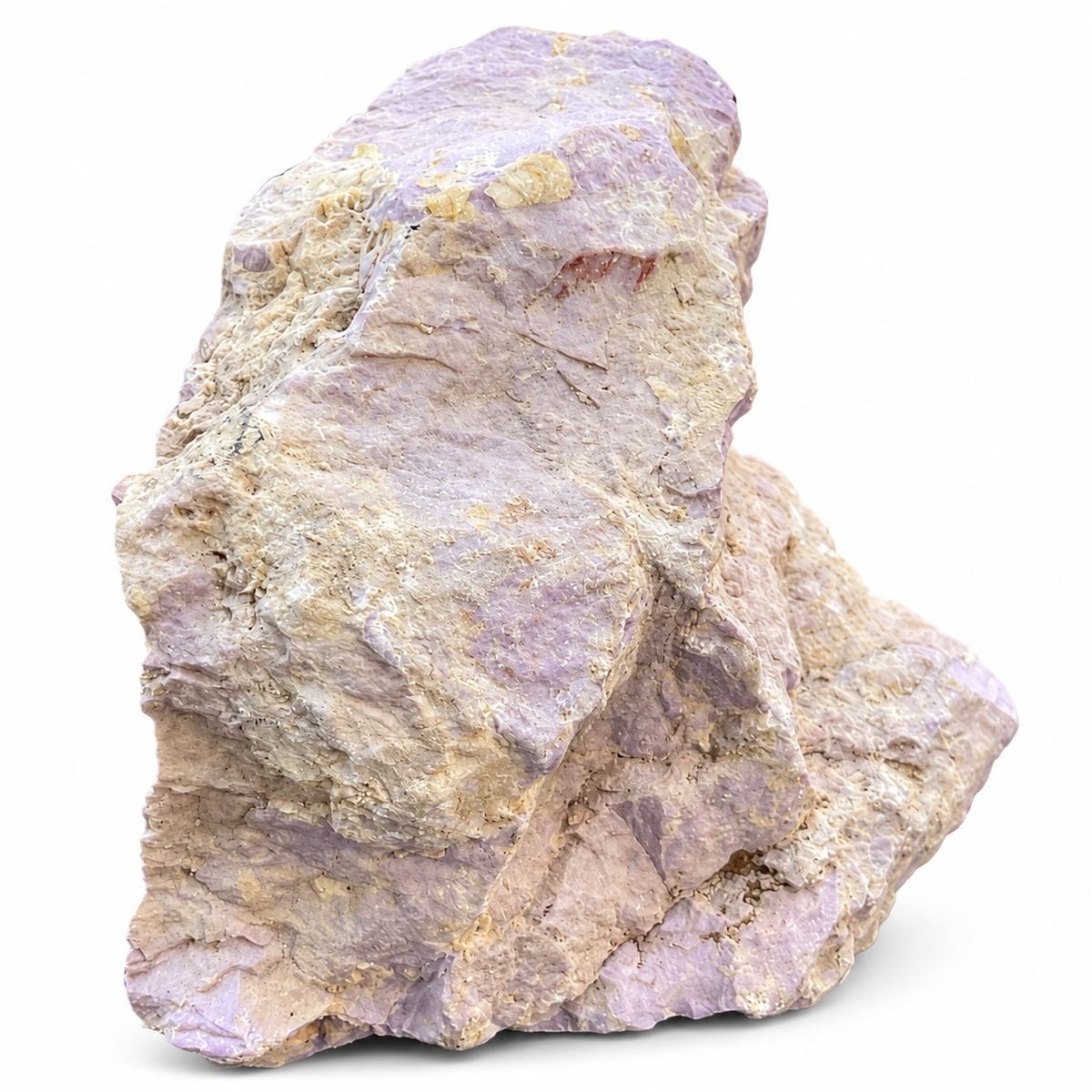 Phosphosiderit Rohstein AAA-Qualität aus Peru – Unbehandelter Eisenphosphat mit Edelsteingutachten – 1.553 g – 14 x 10 x 9 cm – Mineralien Sammlerstück – Unikat Masterpiece 1695