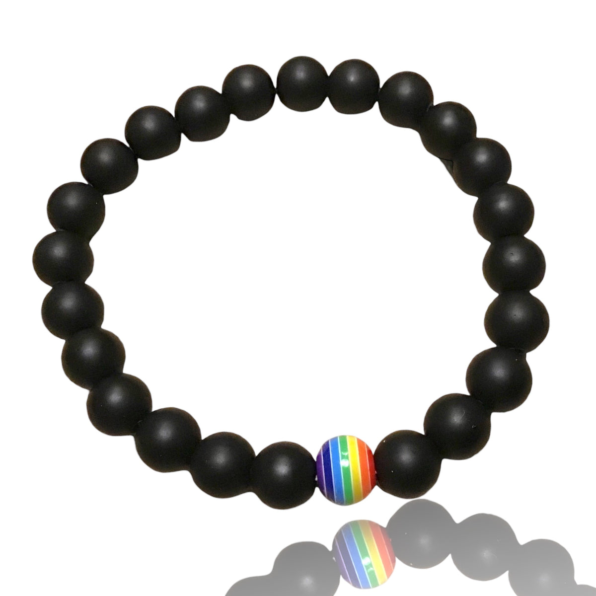 Steinfixx ® Obsidian Perlenarmband "Entschlackung" mit Chakra- Perle - der Kraft und Blutstein