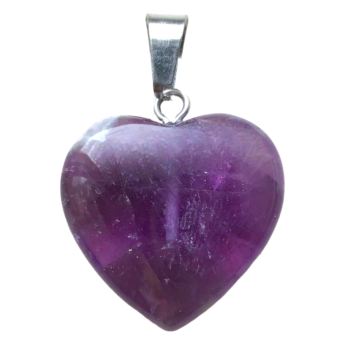 Amethyst Edelstein Schmuckset mit hochwertiger Selenit Herzschale 10cm I 4-teilig - Energie und Kraft
