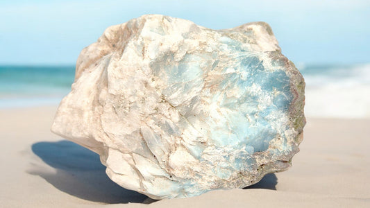 Prächtiger und sehr seltener Larimar Rohstein I Edelstein I 65gr. I 50x40x35mm I Unikat-Masterpiece 1563 I Sammlerstück I AAA-Qualität I Dominikanische Republik