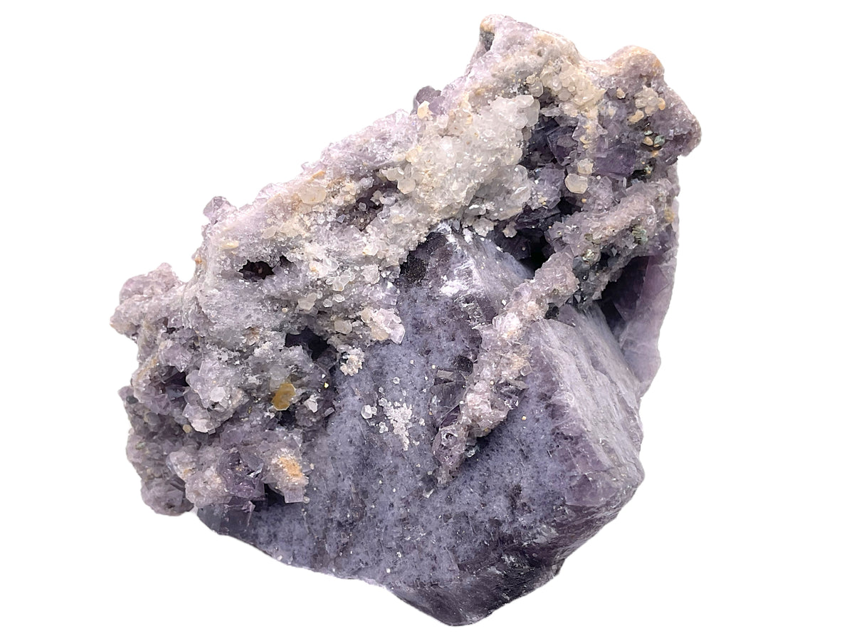 Fluorit Kupferkies Quarz I 555gr. I 9x9x9cm I Sammlerstück I Unikat-Masterpiece S3008 I Marokko