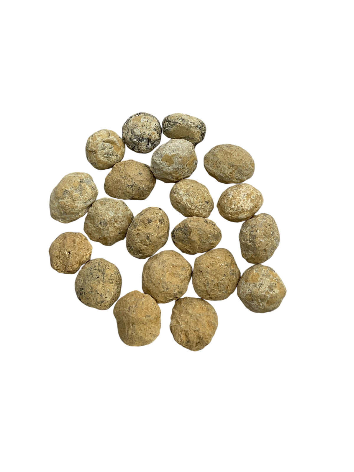 Quarz-Minigeoden zum Aufbrechen aus Marokko – 20 Stück, 1–2 cm – AAA-Qualität – Glücksgeoden mit weißen Kristallen