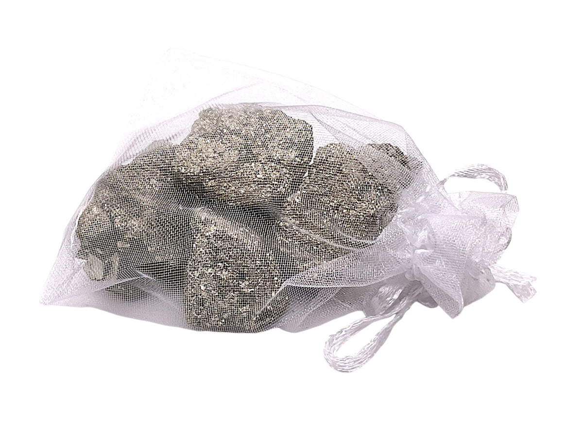Pyrit Kristalle I 5 Stück I 100 gr. I je 20-30mm I Heilstein I Edelstein I Rohstein I Glücksstein I Peru