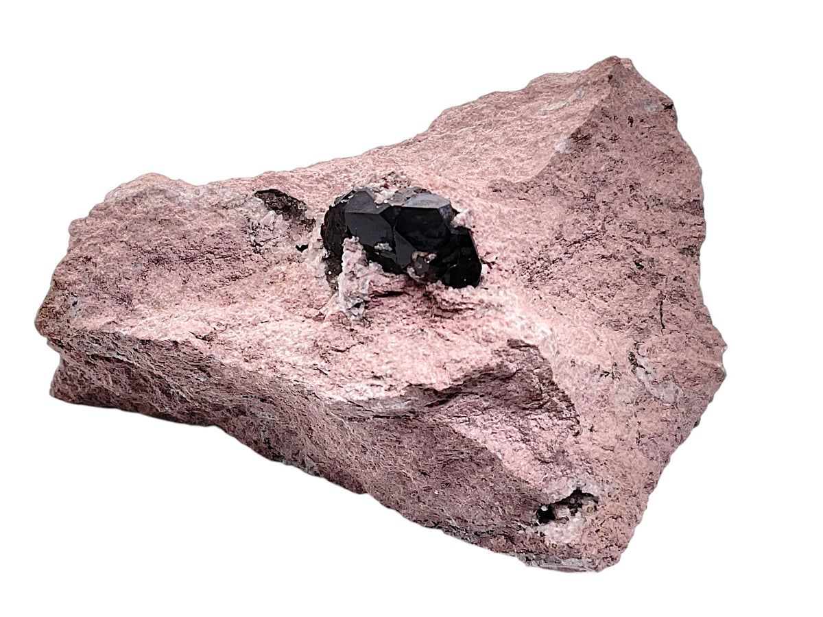 Granat (Andradit) auf Matrix I 157gr. I 8x5x5cm I Sammlerstück I Unikat S3014 I USA-Arizona