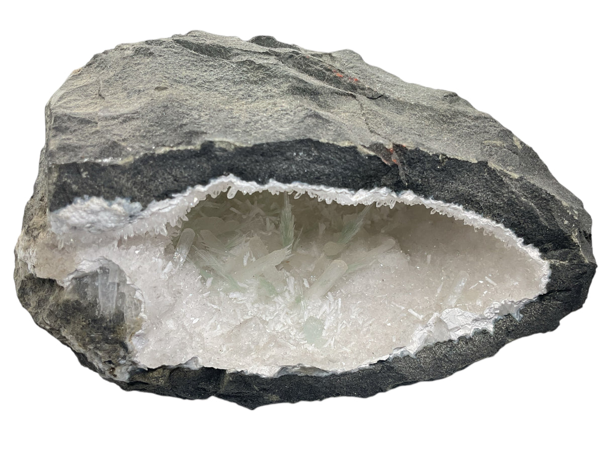 Natrolit Stilbit Druse I 1046gr. I 13x11x8cm I Sammlerstück I Unikat S3013 I Indien-Dekkan Trapp