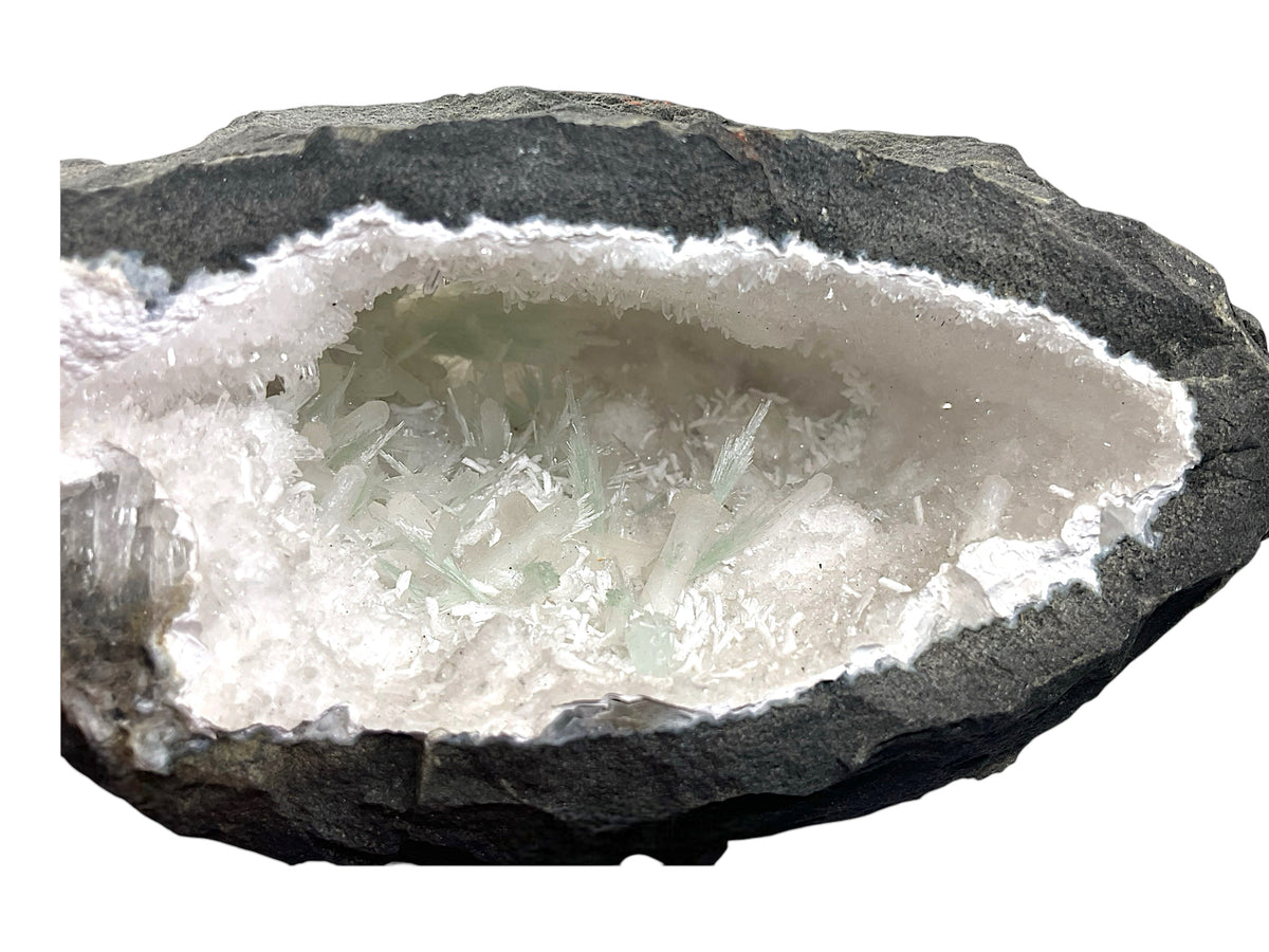 Natrolit Stilbit Druse I 1046gr. I 13x11x8cm I Sammlerstück I Unikat S3013 I Indien-Dekkan Trapp