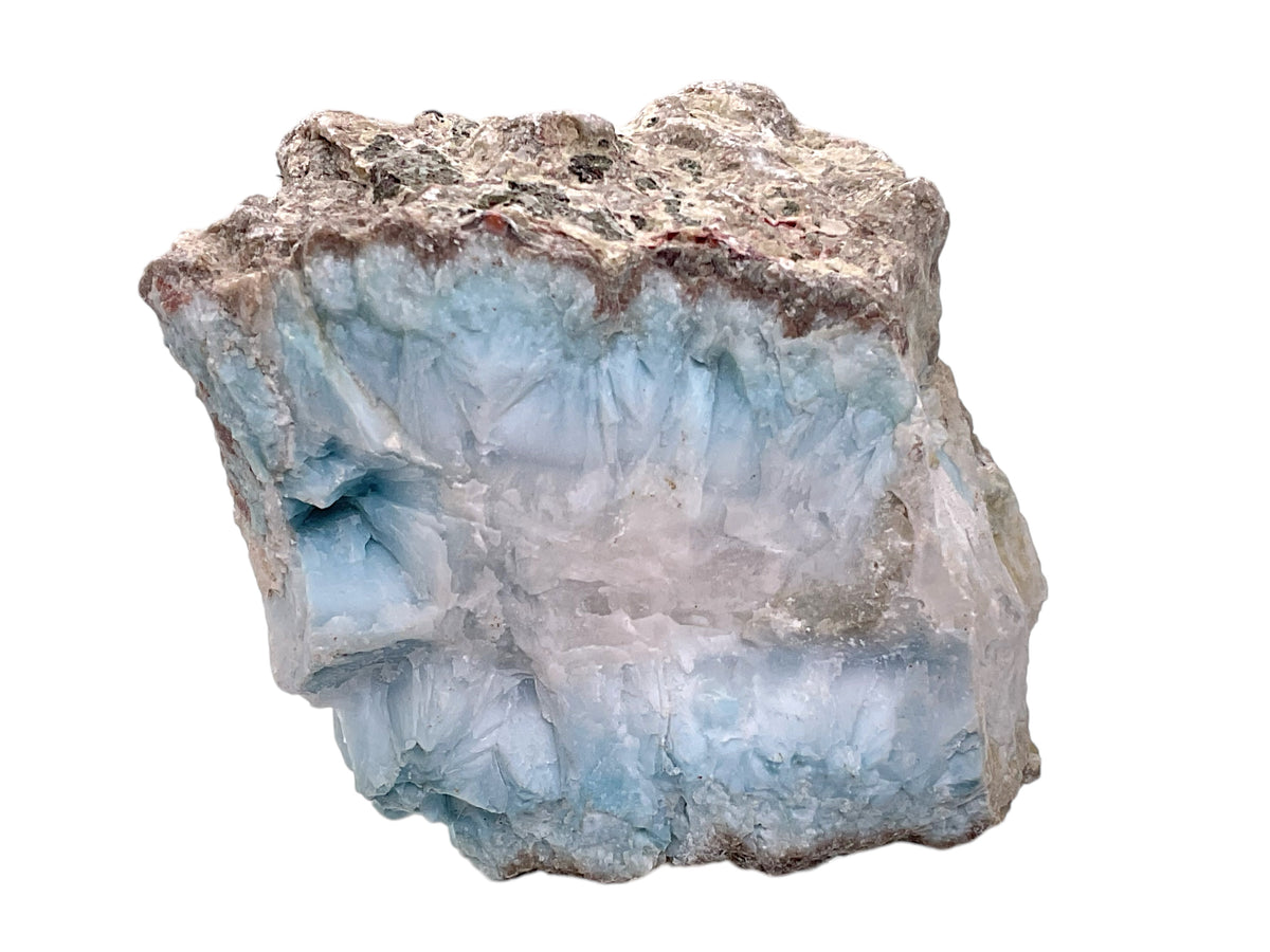 Prächtiger und sehr seltener Larimar Rohstein I Unikat-Masterpiece 1626 I Sammlerstück I 80x70x40mm I 192gr. I Dominikanische Republik