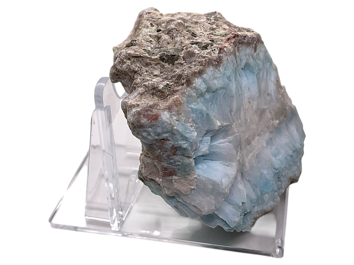 Prächtiger und sehr seltener Larimar Rohstein I Unikat-Masterpiece 1626 I Sammlerstück I 80x70x40mm I 192gr. I Dominikanische Republik