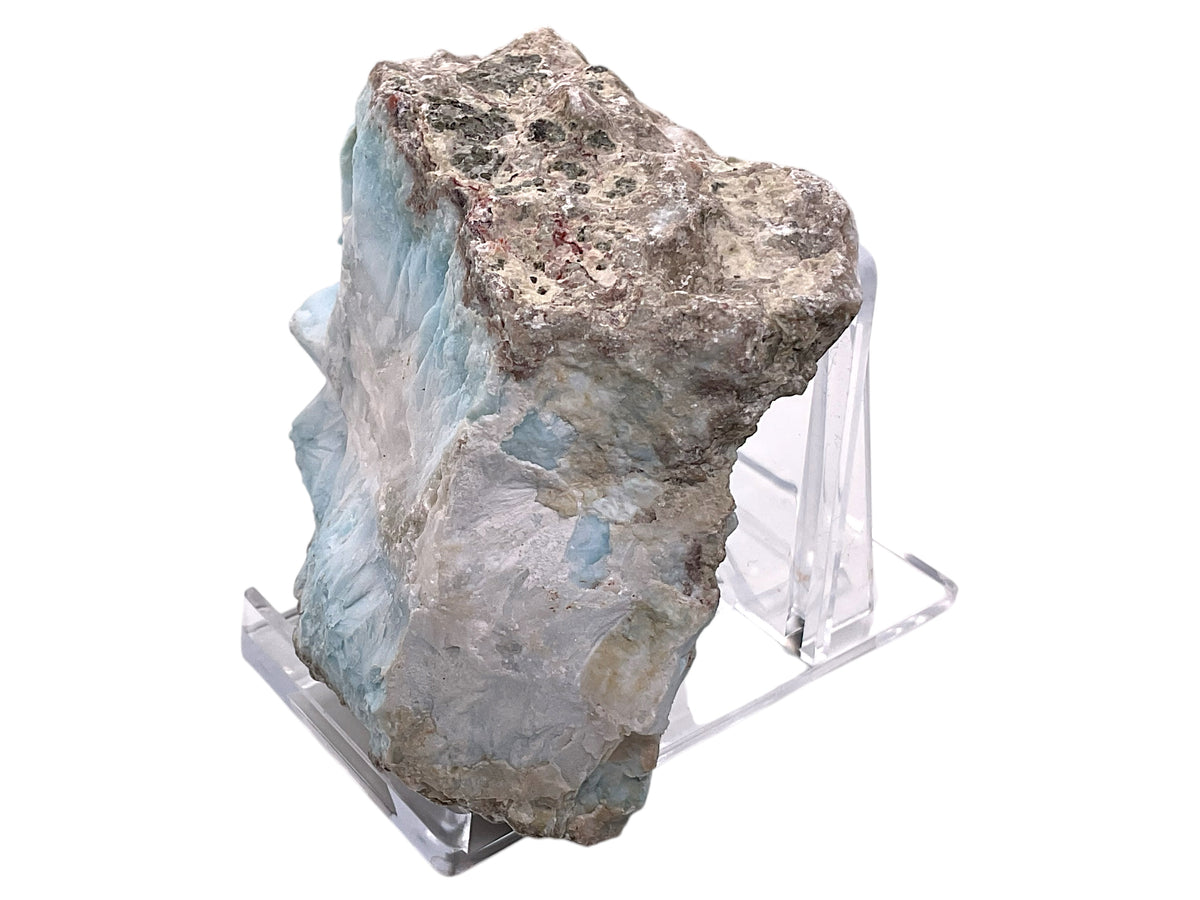 Prächtiger und sehr seltener Larimar Rohstein I Unikat-Masterpiece 1626 I Sammlerstück I 80x70x40mm I 192gr. I Dominikanische Republik