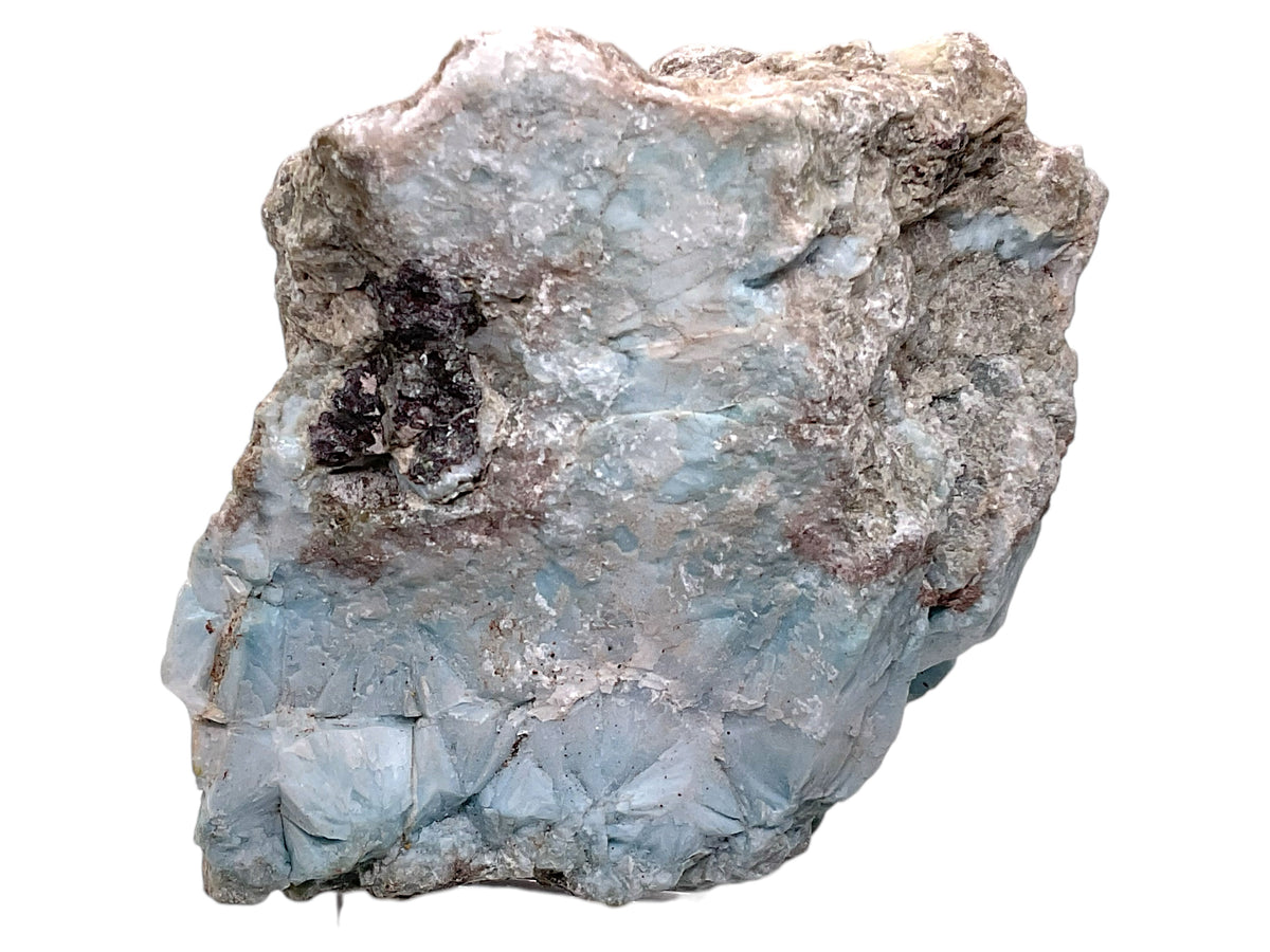 Prächtiger und sehr seltener Larimar Rohstein I Unikat-Masterpiece 1626 I Sammlerstück I 80x70x40mm I 192gr. I Dominikanische Republik