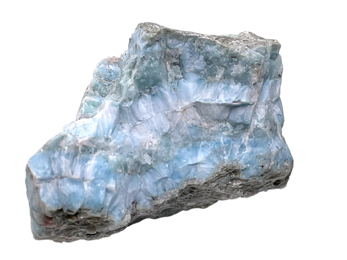 Prächtiger und sehr seltener Larimar Rohstein I  Unikat-Masterpiece 1564 I Sammlerstück I  70x55x50mm I 172gr. I Dominikanische Republik