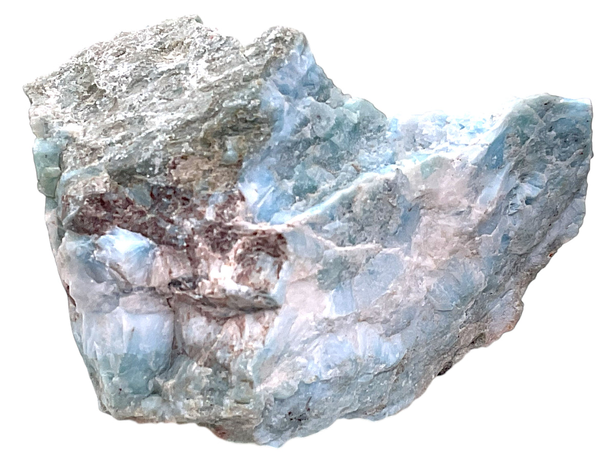 Prächtiger und sehr seltener Larimar Rohstein I  Unikat-Masterpiece 1564 I Sammlerstück I  70x55x50mm I 172gr. I Dominikanische Republik