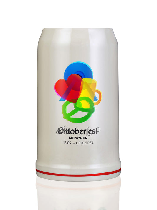 Original Oktoberfestkrug 2023 I Jahrgangskrug I Jahreskrug I Wiesnkrug