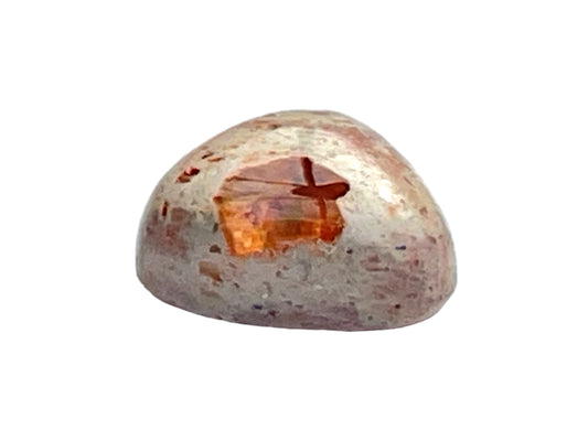 Feueropal Cabochon I Edelstein I 7,5kt I 1,5gr. I 13x14x6mm I Unikat-Masterpiece 1596 I Sammlerstück I AAA-Qualität I Mexiko