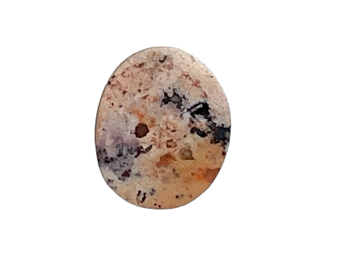 Feueropal Cabochon I Edelstein I 5,5kt I 1,1gr. I 12x10x6mm I Unikat-Masterpiece 1599 I Sammlerstück I AAA-Qualität I Mexiko