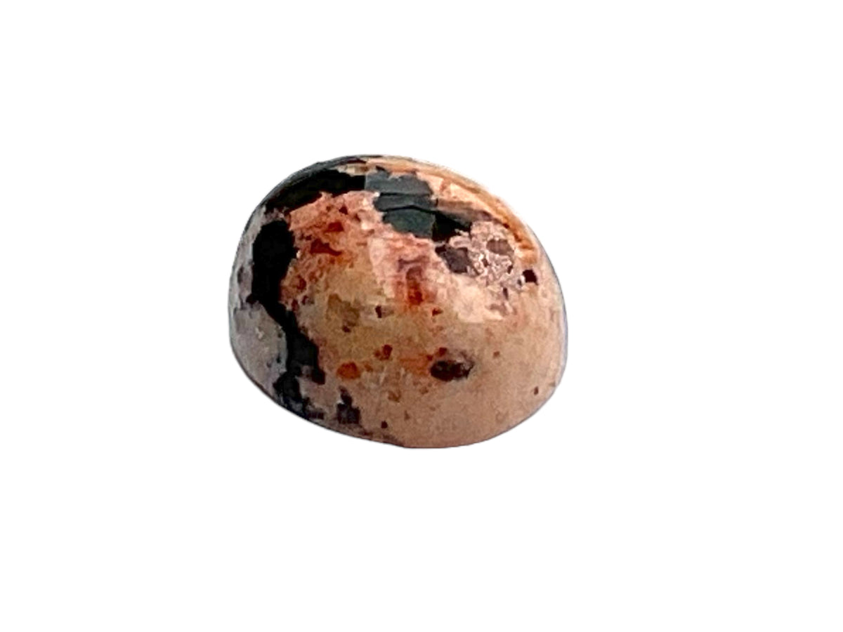 Feueropal Cabochon I Edelstein I 5,5kt I 1,1gr. I 12x10x6mm I Unikat-Masterpiece 1599 I Sammlerstück I AAA-Qualität I Mexiko