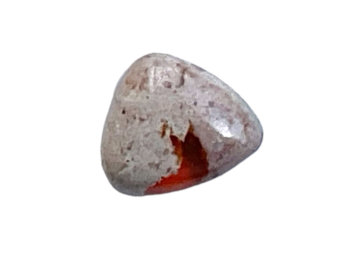 Feueropal Cabochon I Edelstein I 2,5kt I 0,5gr. I 10x9x3mm I Unikat-Masterpiece 1600 I Sammlerstück I Mexiko