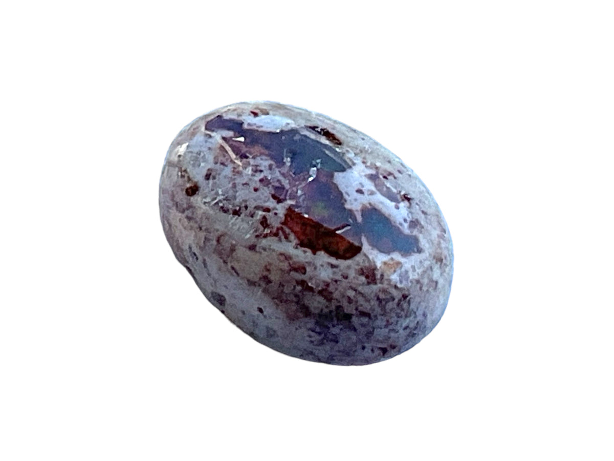 Feueropal Cabochon I Edelstein I 8kt I 1,6gr. I 15x11x5mm I Unikat-Masterpiece 1601 I Sammlerstück I AAA-Qualität I Mexiko