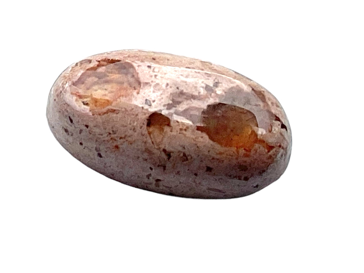 Feueropal Cabochon I Edelstein I 7kt I 1,4gr. I 17x11x4mm I Unikat-Masterpiece 1602 I SAmmlerstück I AAA-Qualität I Mexiko