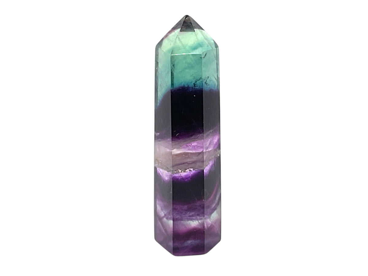 Regenbogenfluorit I Obelisk I 6 cm I ca. 20 gr. I Heilstein I Schutzstein gegen negative Energie I Mexiko