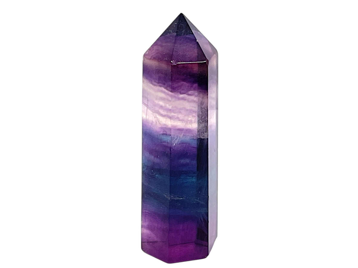 Regenbogenfluorit I Obelisk I 6 cm I ca. 20 gr. I Heilstein I Schutzstein gegen negative Energie I Mexiko