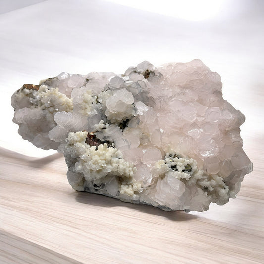 Calcit Kupferkies Pyrit Rhodochrosit Kristall I 2100gr. I 20x14x8cm I Sammlerstück I Unikat-Masterpiece S3026 I Kosovo-Trepca