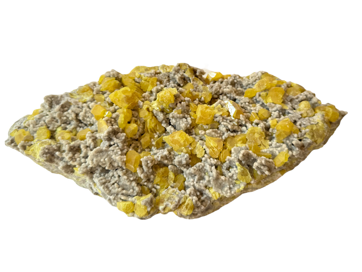 XXL Schwefel Calcit Kristall I 3750gr. I 33x14x9cm I Sammlerstück I Unikat-Masterpiece S3030 I Italien-Sizilien
