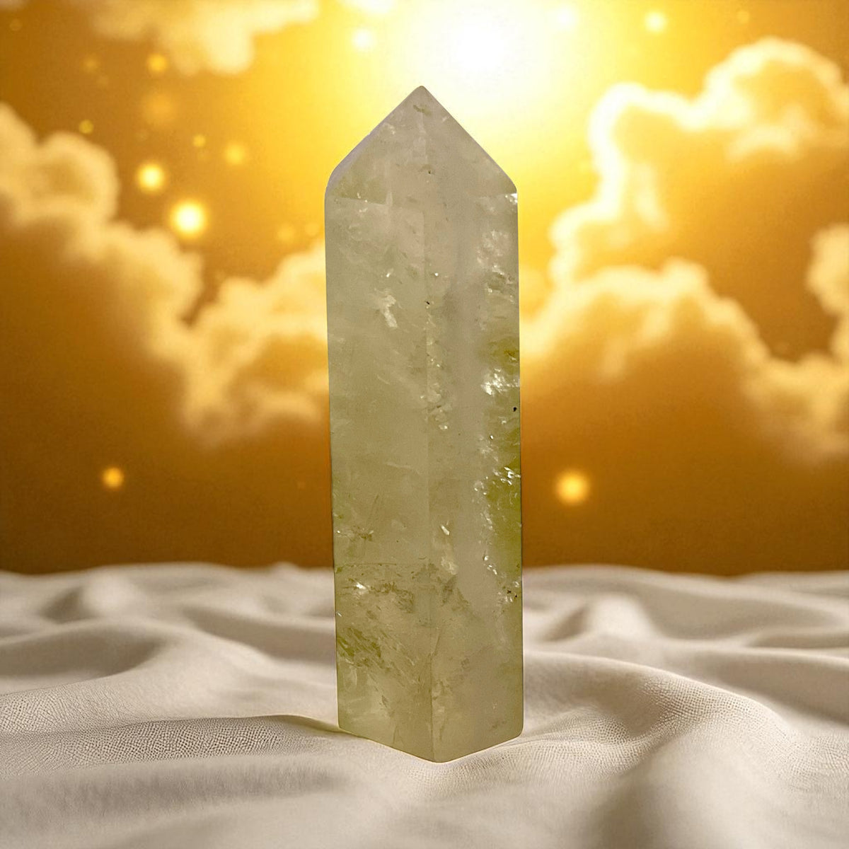 Citrin I Obelisk I 6 cm I ca. 40 gr. I Schutzstein für pure Lebensfreude I Heilstein I Brasilien