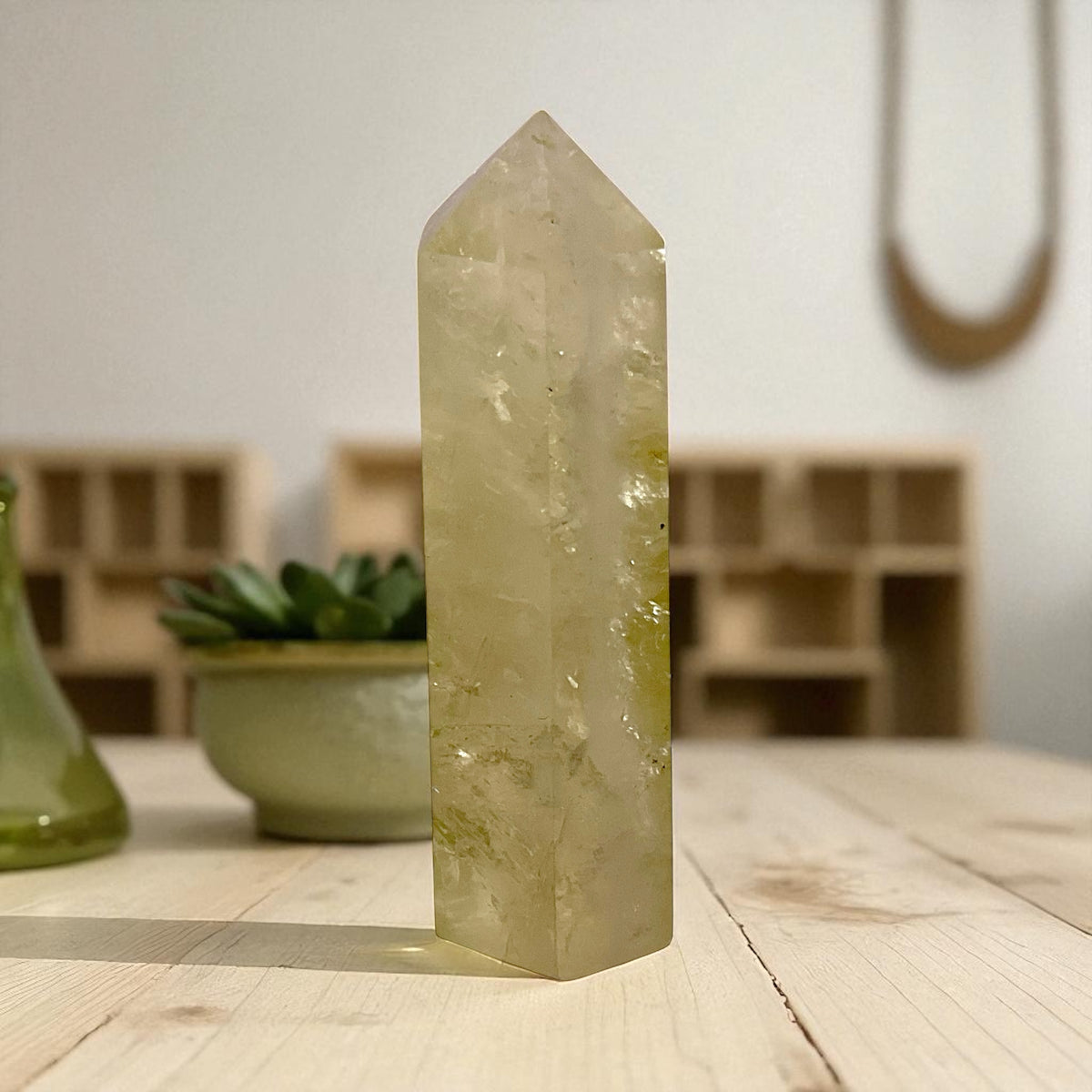 Citrin I Obelisk I 6 cm I ca. 40 gr. I Schutzstein für pure Lebensfreude I Heilstein I Brasilien