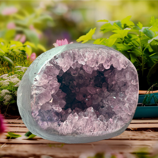 Amethyst Druse mit phantastischen Kristallen I 5,35 KG I 20x16x18cm I Blickfang I Unikat-Masterpiece 1480 I Brasilien