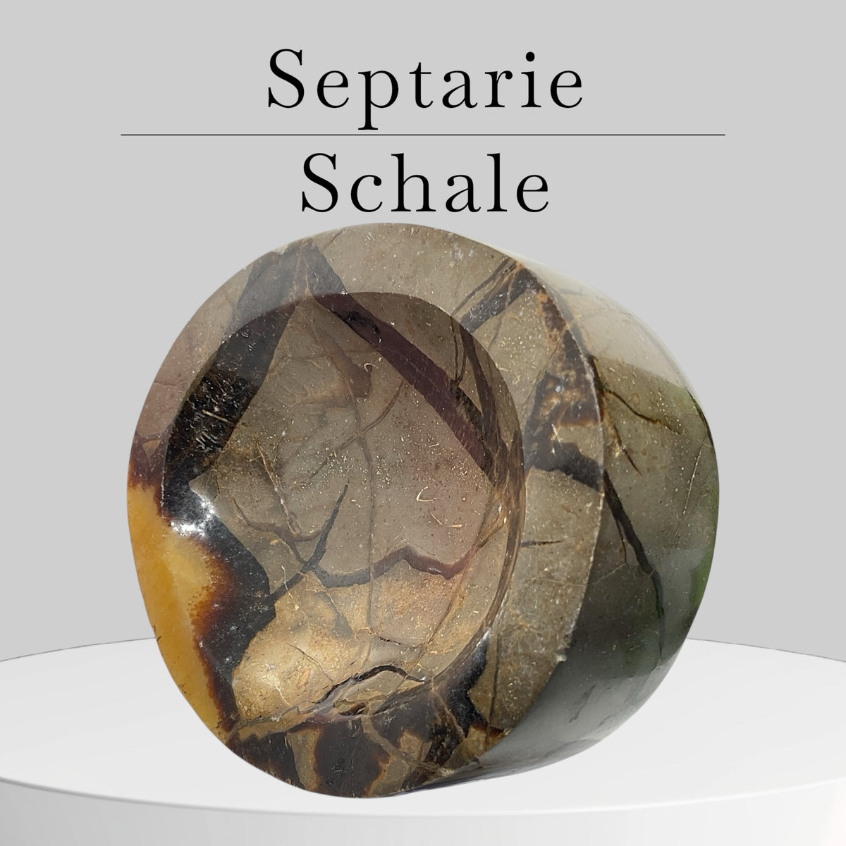 Septarien Schale I Schmuckschale I 729 Gramm I 11,5x9,5x3,5cm I Dragonbowl I Mystisch I Edelsteinschale I Sammlerstück I Unikat-Masterpiece 1650 I Madagaskar
