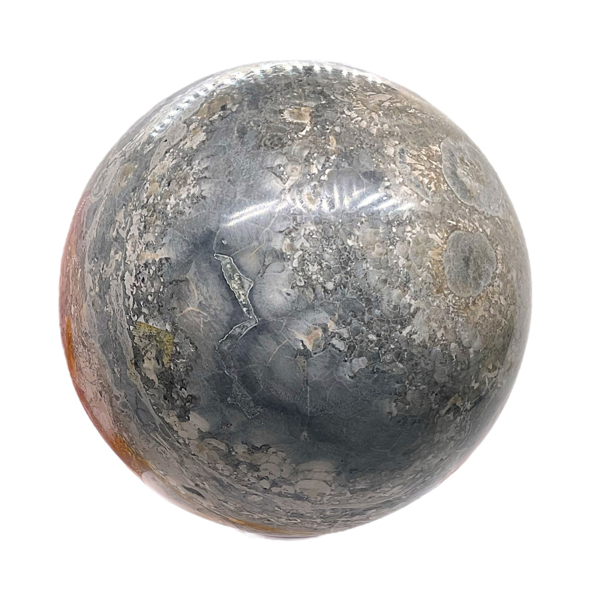 XL Ozeanjaspis Kugel mit Ständer | 10 cm | 1385 gr. | TOP 1A-Qualität I Heilstein I Sammlerstück I Der Kreativstein | Unikat-Masterpiece 1654 I Madagaskar