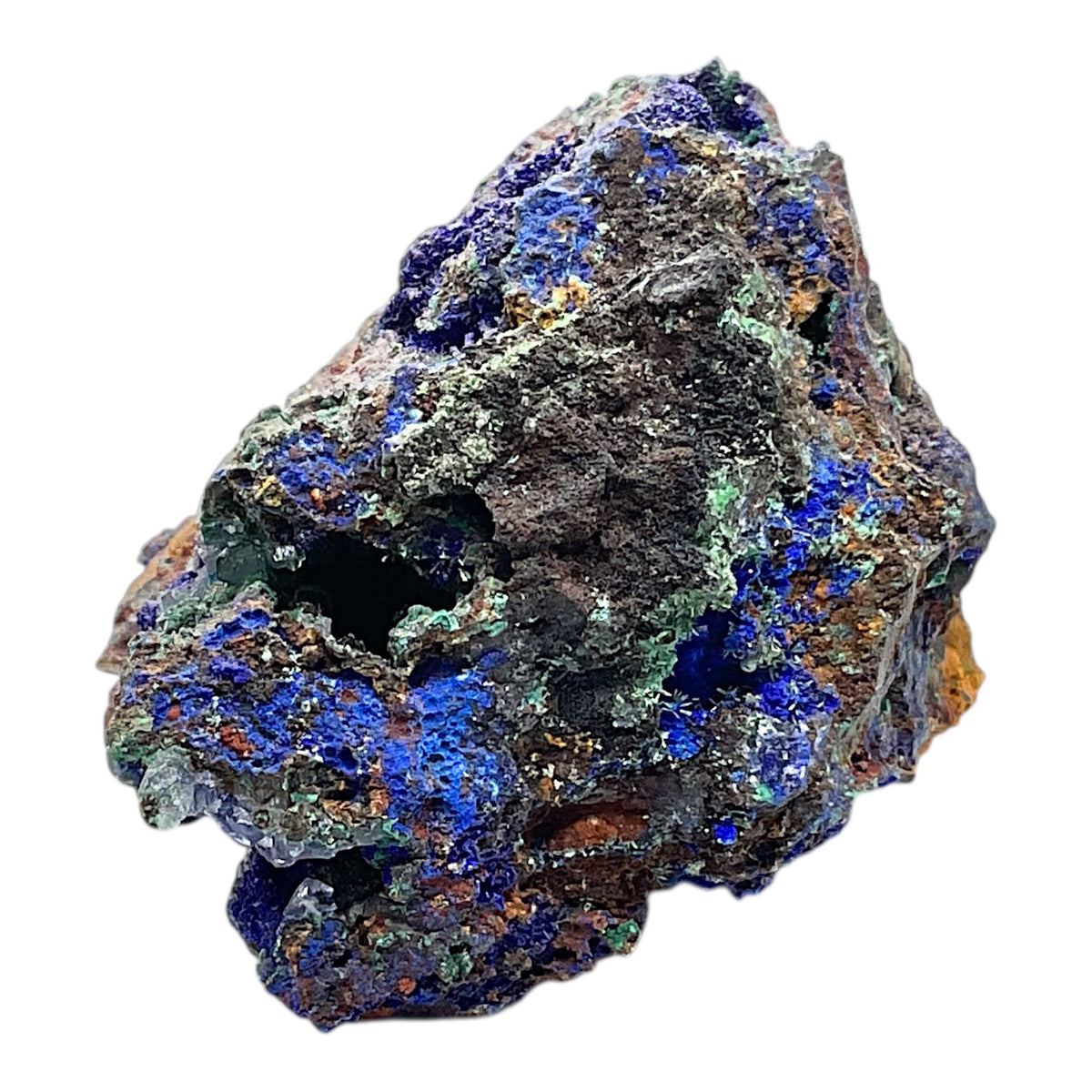 Azurit-Malachit Rohstein I Edelstein I Unikat-Masterpiece 1509 I Sammlerstück I 50x50x50mm I 145 gr. I Marokko