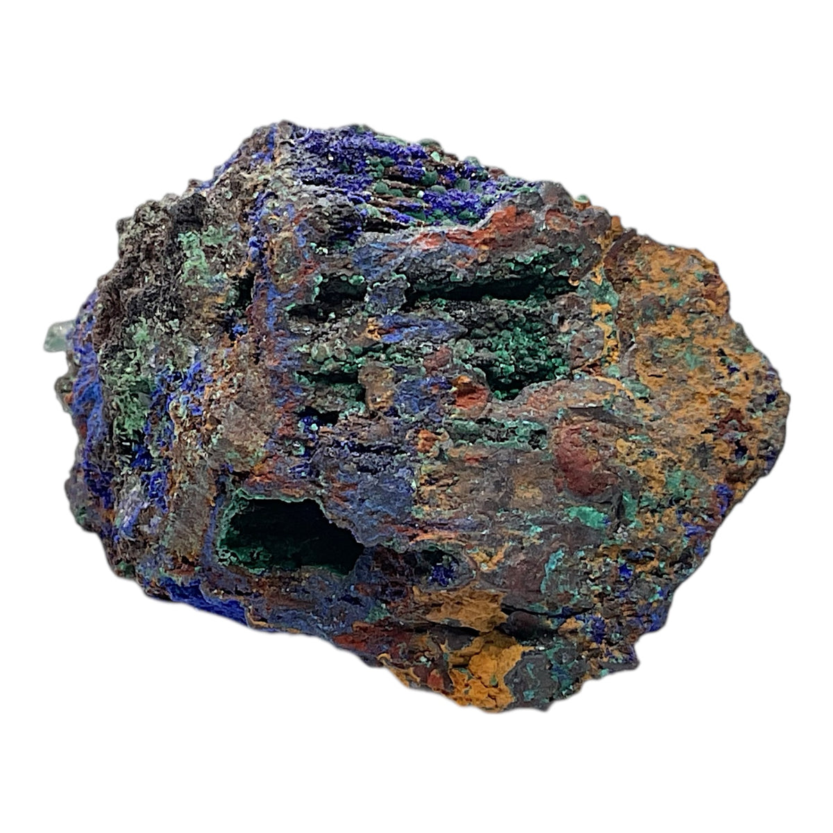 Azurit-Malachit Rohstein I Edelstein I Unikat-Masterpiece 1509 I Sammlerstück I 50x50x50mm I 145 gr. I Marokko