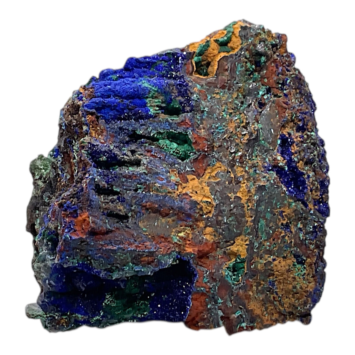 Azurit-Malachit Rohstein I Edelstein I Unikat-Masterpiece 1509 I Sammlerstück I 50x50x50mm I 145 gr. I Marokko